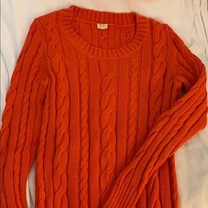 J. Crew cable knit sweater